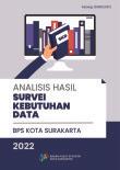 Analysis Of Data Needs Survey For BPS-Statistics Of Surakarta Municipality 2022