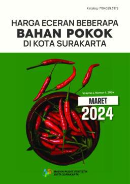 Harga Eceran Beberapa Bahan Pokok Di Kota Surakarta Maret 2024