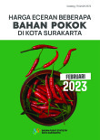 Harga Eceran Beberapa Bahan Pokok di Kota Surakarta Februari 2023
